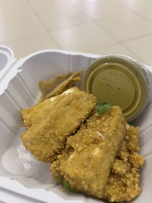 Tofu nuggets (4/5)  at Moonrise Comida Vegana in Guatemala City