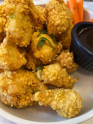 Cauliflower nuggets at Moonrise Comida Vegana in Guatemala City