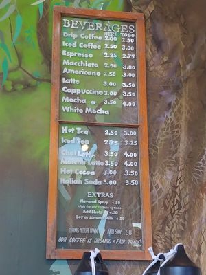 Beverage at Cafe Franco in San Francisco