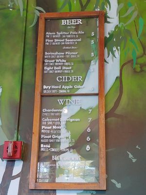 Beer/Wine at Cafe Franco in San Francisco