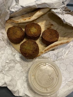 Falafel with Tahini  at The Mexican Camel in Orlando