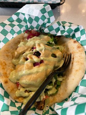 Make your own pita!  at The Mexican Camel in Orlando