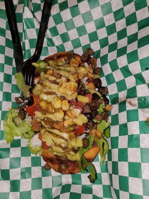 Vegan toastada at The Mexican Camel in Orlando