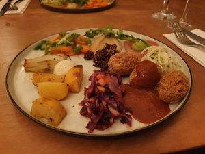 Main course at De Levensboom in Hasselt