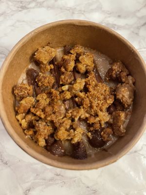 Bavarois Doyenné dessert  #Veganuary at De Levensboom in Hasselt