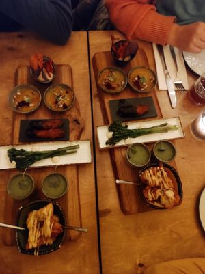 Tapas plankje als voorgerecht at De Levensboom in Hasselt