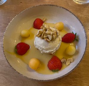 Dessert at De Levensboom in Hasselt