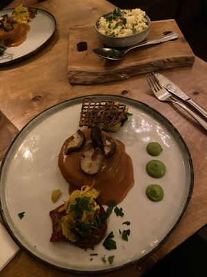 Hoofdgerecht met pompoen (november 2024)  at De Levensboom in Hasselt