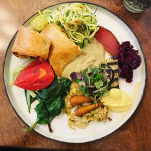 Pastry entree plate at De Levensboom in Hasselt