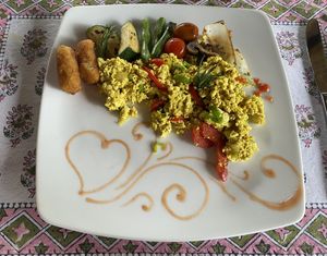 Tofu Scramble at BeingSattvaa in Ubud