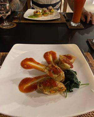 Spring roll  at BeingSattvaa in Ubud
