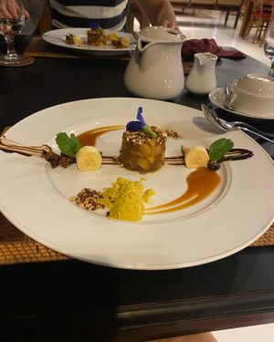 Apple crumbles  at BeingSattvaa in Ubud