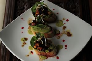 BeingSattvaa Bruschetta at BeingSattvaa in Ubud