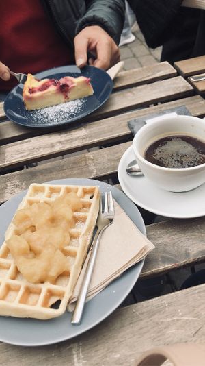 Vegan Waffles  at Cafe Küstenkind in Greifswald