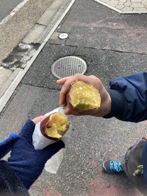 Yummy yaki imo  at Konishi Imo in Kyoto