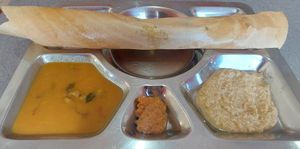 masala dosa at Saravana Bhavan in Nadi