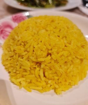 Turmeric Rice ~ 28/10/21 at Coco Veggie Nonya Cuisine 椰素林 in Central Singapore