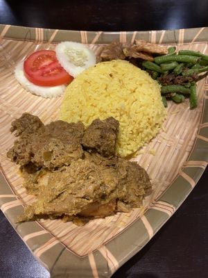 Rendang rice   at Coco Veggie Nonya Cuisine 椰素林 in Central Singapore