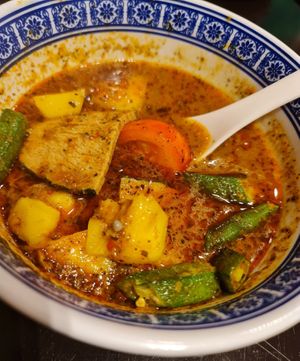 Assam Curry Fish ~ 24/4/22 at Coco Veggie Nonya Cuisine 椰素林 in Central Singapore