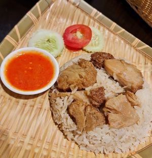 Monkey Head Mushroom Rice 👍🏻 ~ 24/4/22 at Coco Veggie Nonya Cuisine 椰素林 in Central Singapore