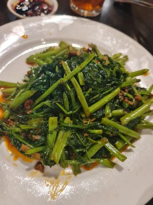 Sambal Kangkong ~ 05/01/23 at Coco Veggie Nonya Cuisine 椰素林 in Central Singapore