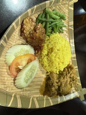 Rendang set  at Coco Veggie Nonya Cuisine 椰素林 in Central Singapore