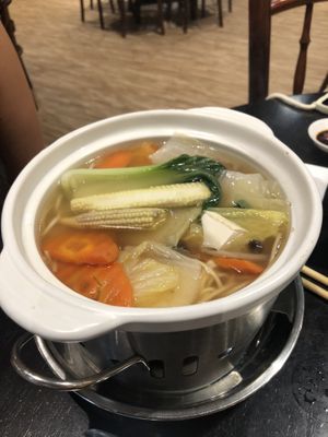 Fragrant ramen  at Coco Veggie Nonya Cuisine 椰素林 in Central Singapore