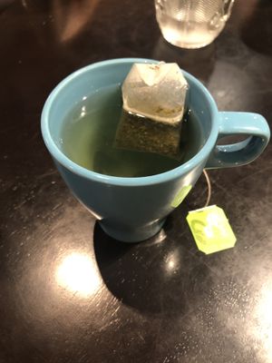Live-saving green tea!   at Coco Veggie Nonya Cuisine 椰素林 in Central Singapore