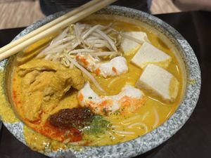 Laksa 8/10  at Coco Veggie Nonya Cuisine 椰素林 in Central Singapore