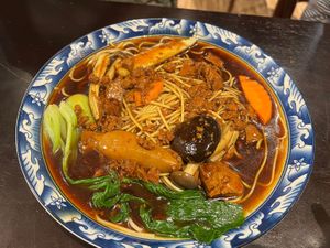 Braised meat ramen 8/10  at Coco Veggie Nonya Cuisine 椰素林 in Central Singapore