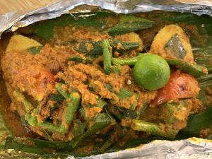 Baked Nonya Veggie Fish at Coco Veggie Nonya Cuisine 椰素林 in Central Singapore