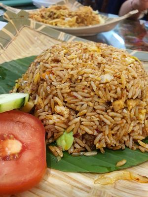 Sambal Petai Fried Rice at Coco Veggie Nonya Cuisine 椰素林 in Central Singapore