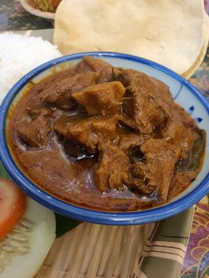 Curry monkey head mushroom at Coco Veggie Nonya Cuisine 椰素林 in Central Singapore