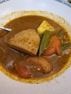 Assam Fish curry at Coco Veggie Nonya Cuisine 椰素林 in Central Singapore