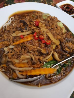 Signature ramen ~ Circuit Breaker Period Phrase 2 at Coco Veggie Nonya Cuisine 椰素林 in Central Singapore