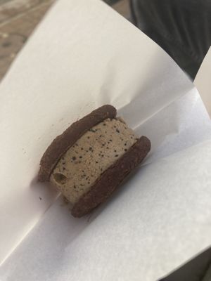 Espresso ice cream sandwich  at Coconut Glen's in Tokyo