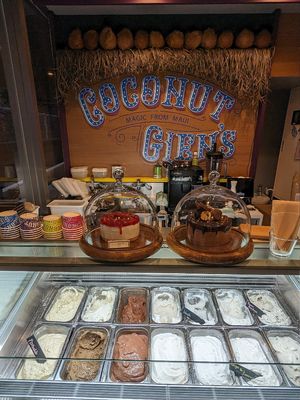 Many ice-cream flavors at Coconut Glen's in Tokyo