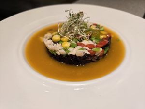 Black White Chinese Risotto at elemen 元素 - Paya Lebar Quarter in Central Singapore