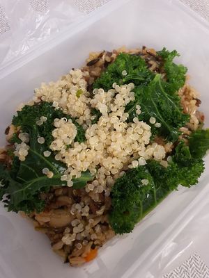 Sizzling Quinoa Brown Rice.~ Circuit Breaker Period at elemen 元素 - Paya Lebar Quarter in Central Singapore