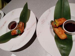 Fried brinjal. My son loves this despite dislike eating brinjal at elemen 元素 - Paya Lebar Quarter in Central Singapore