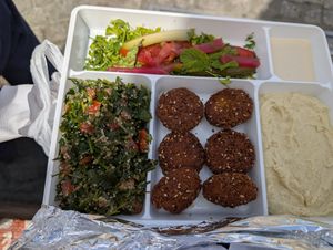 Platte at Le Falafel in Bordeaux