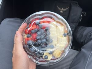   at Samba Rock Acai Cafe in Santa Cruz