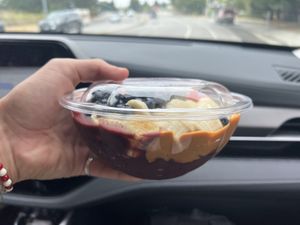   at Samba Rock Acai Cafe in Santa Cruz