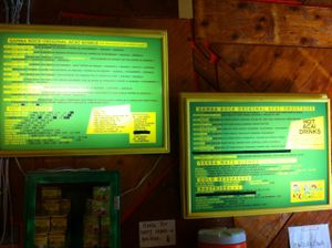 Menu at Samba Rock Acai Cafe in Santa Cruz