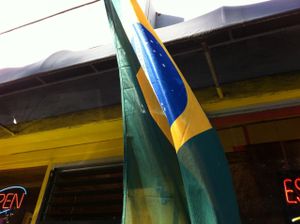 Brazil! at Samba Rock Acai Cafe in Santa Cruz