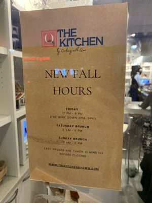 Hours   at The Kitchen in Detroit