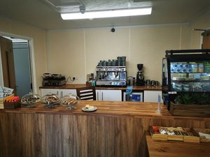 Counter at Peacock Cafe in Stanmore