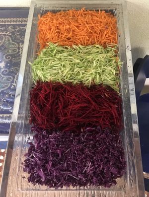 Salad at Asharam Gad in Fortaleza