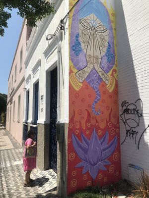 Entrance at Asharam Gad in Fortaleza