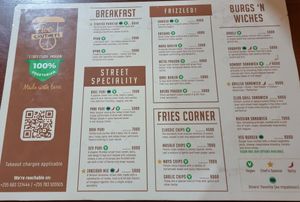 Menu at Five Chutneys in Arusha